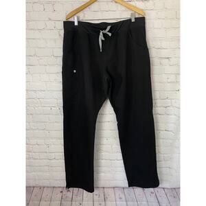 Figs Kade Black Scrub Pants XL